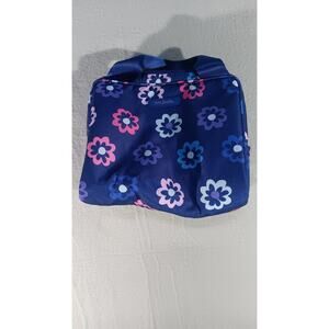 Vera Bradley Lunch Bag Tote Floral Navy Pink Blue Insulated Cooler School Work